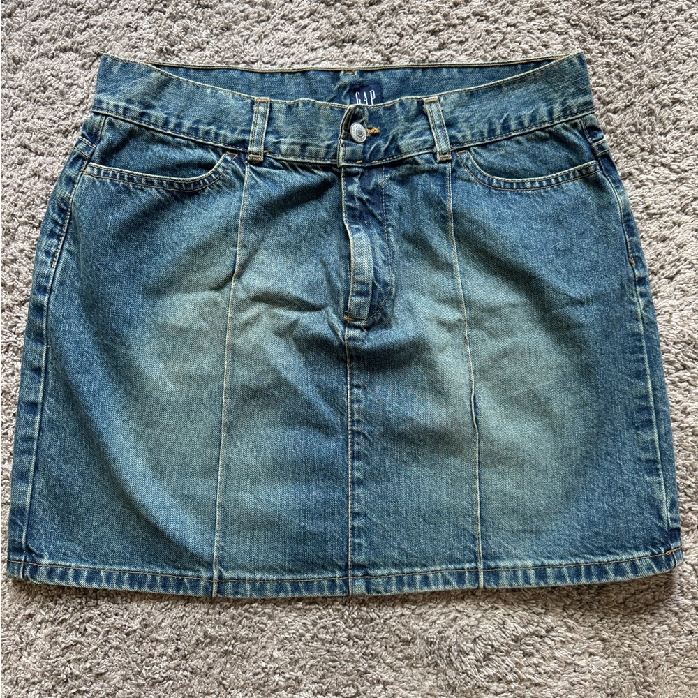GAP Blue Mini Pencil Skirt Casual